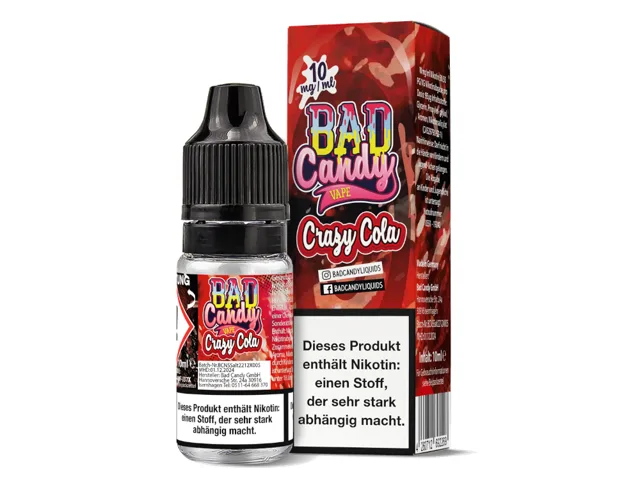 Bad Candy Liquids Crazy Cola Nikotinsalz Liquid