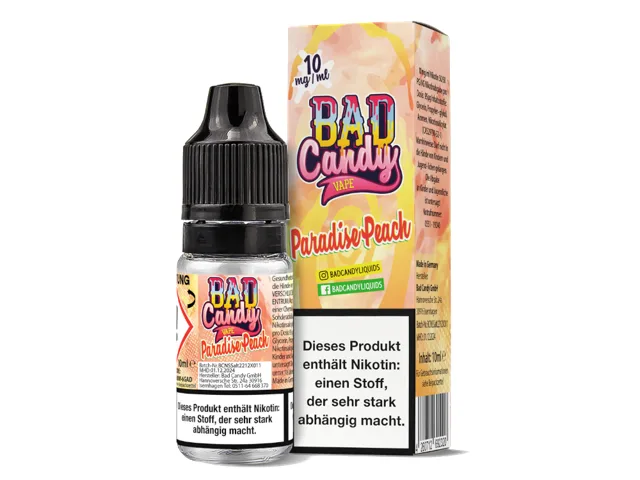 Bad Candy Liquids Paradise Peach Nikotinsalz Liquid