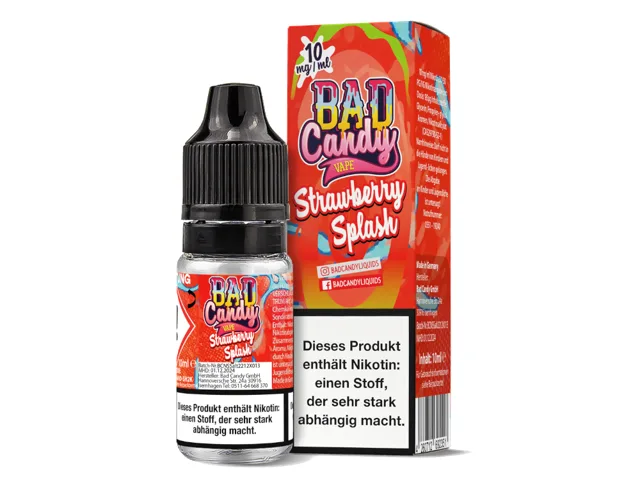 Bad Candy Liquids Strawberry Splash Nikotinsalz Liquid