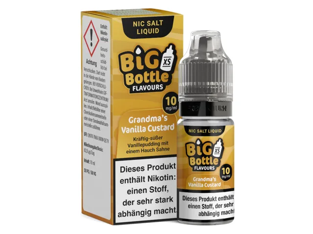 Big Bottle Grandma's Vanilla Custard Nikotinsalz Liquid