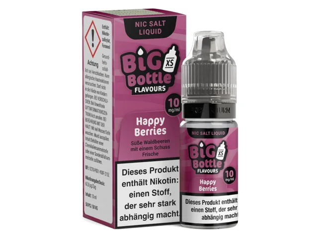 Big Bottle Happy Berries Nikotinsalz Liquid