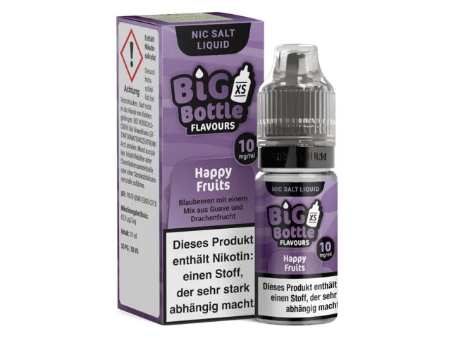Big Bottle Happy Fruits Nikotinsalz Liquid