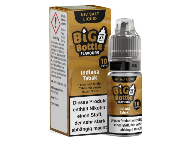 Big Bottle Indiana Tabak Nikotinsalz Liquid