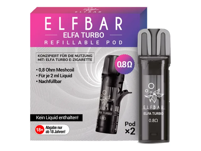Elf Bar Elfa Turbo 0,8 Ohm Pod
