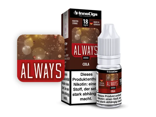 Always Cola Aroma Liquid für E-Zigaretten