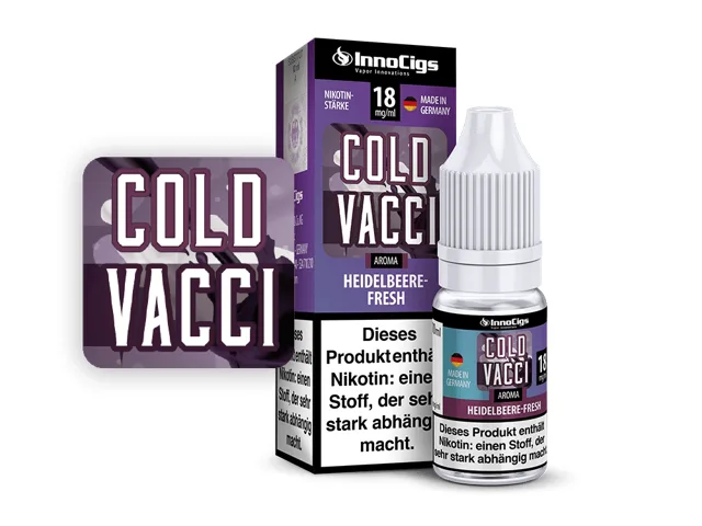 Cold Vacci Heidelbeere-Fresh Aroma Liquid für E-Zigaretten