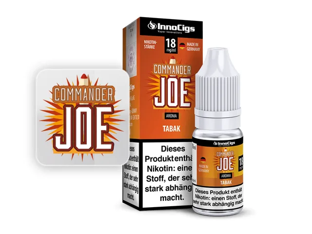 Commander Joe Tabak Aroma Liquid für E-Zigaretten
