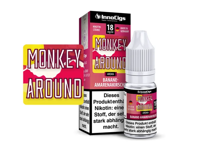 Monkey Around Bananen-Amarenakirsche Aroma Liquid für E-Zigaretten