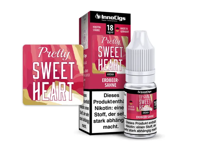 Pretty Sweetheart Sahne-Erdbeer Aroma Liquid für E-Zigaretten