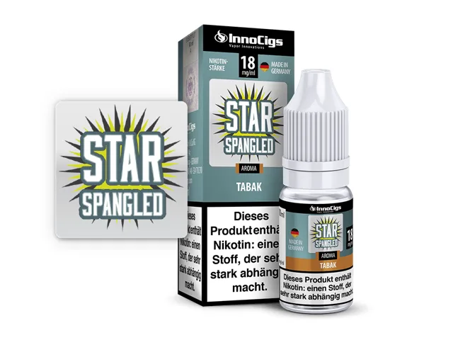 Star Spangled Tabak Aroma Liquid für E-Zigaretten