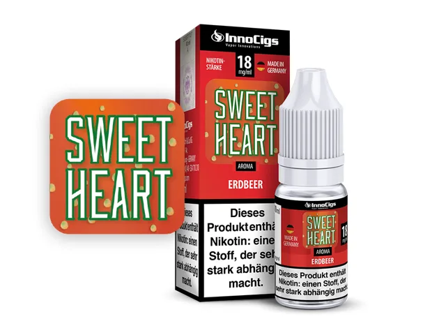 Sweetheart Erdbeer Aroma Liquid für E-Zigaretten