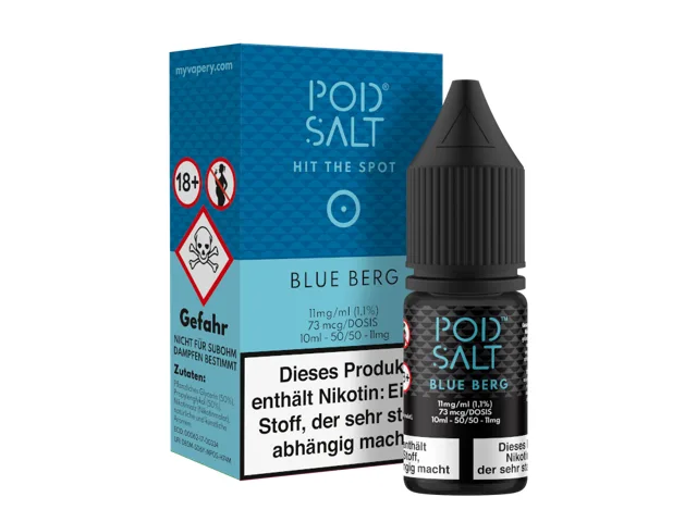 Pod Salt Blue Berg Nikotinsalz Liquid