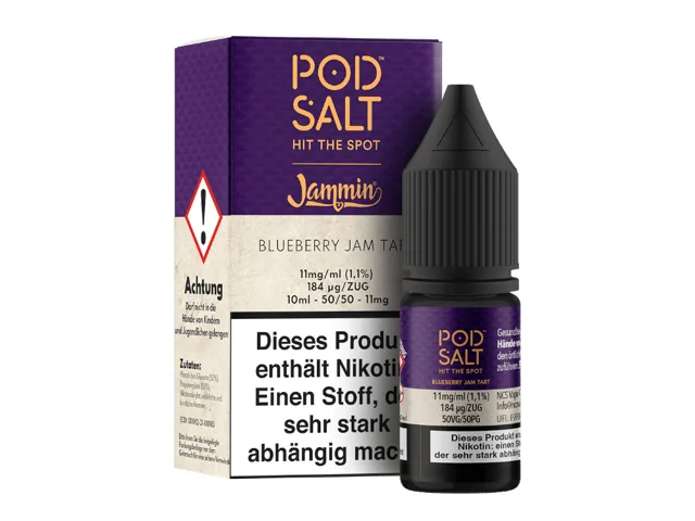 Pod Salt Fusion Blueberry Jam Tart Nikotinsalz Liquid