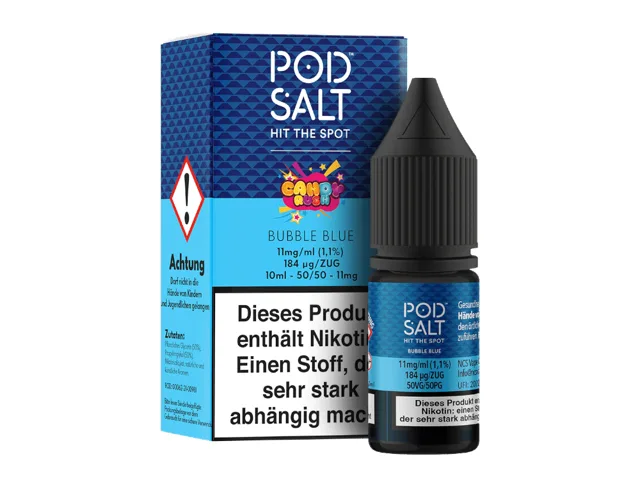 Pod Salt Fusion Bubble Blue Nikotinsalz Liquid
