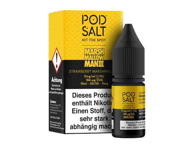 Pod Salt Fusion Marshmallow Man 3 Nikotinsalz Liquid