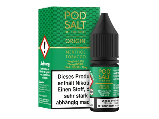 Pod Salt Origin Menthol Tobacco Nikotinsalz Liquid