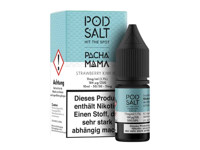 Pod Salt Fusion Strawberry Kiwi Ice Nikotinsalz Liquid