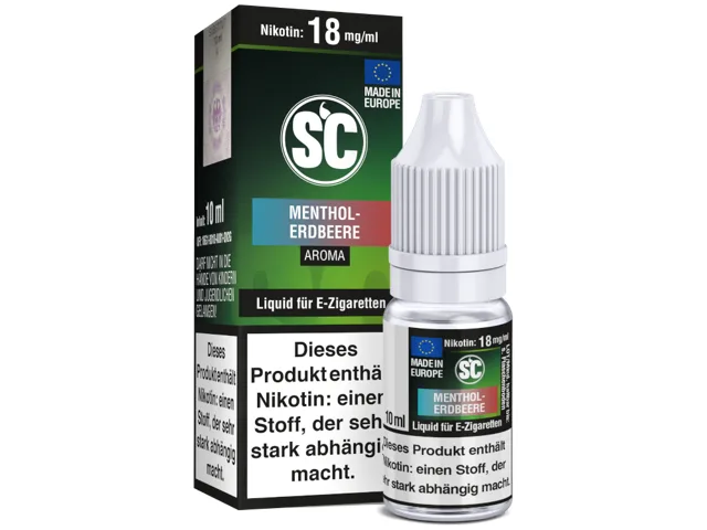 Menthol-Erdbeere E-Zigaretten Liquid