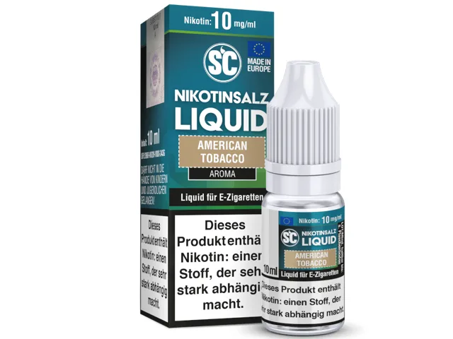 SC American Tobacco E-Zigaretten Nikotinsalz Liquid