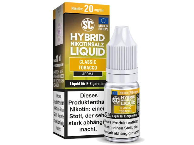 SC Classic Tobacco Hybrid Nikotinsalz Liquid