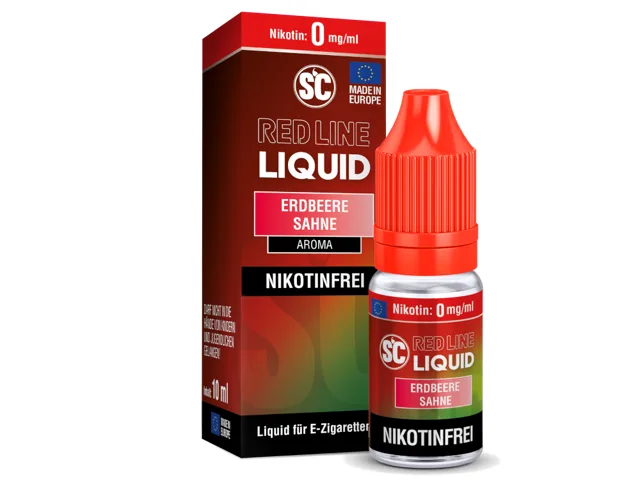 SC Red Line Erdbeere Sahne Nikotinsalz Liquid
